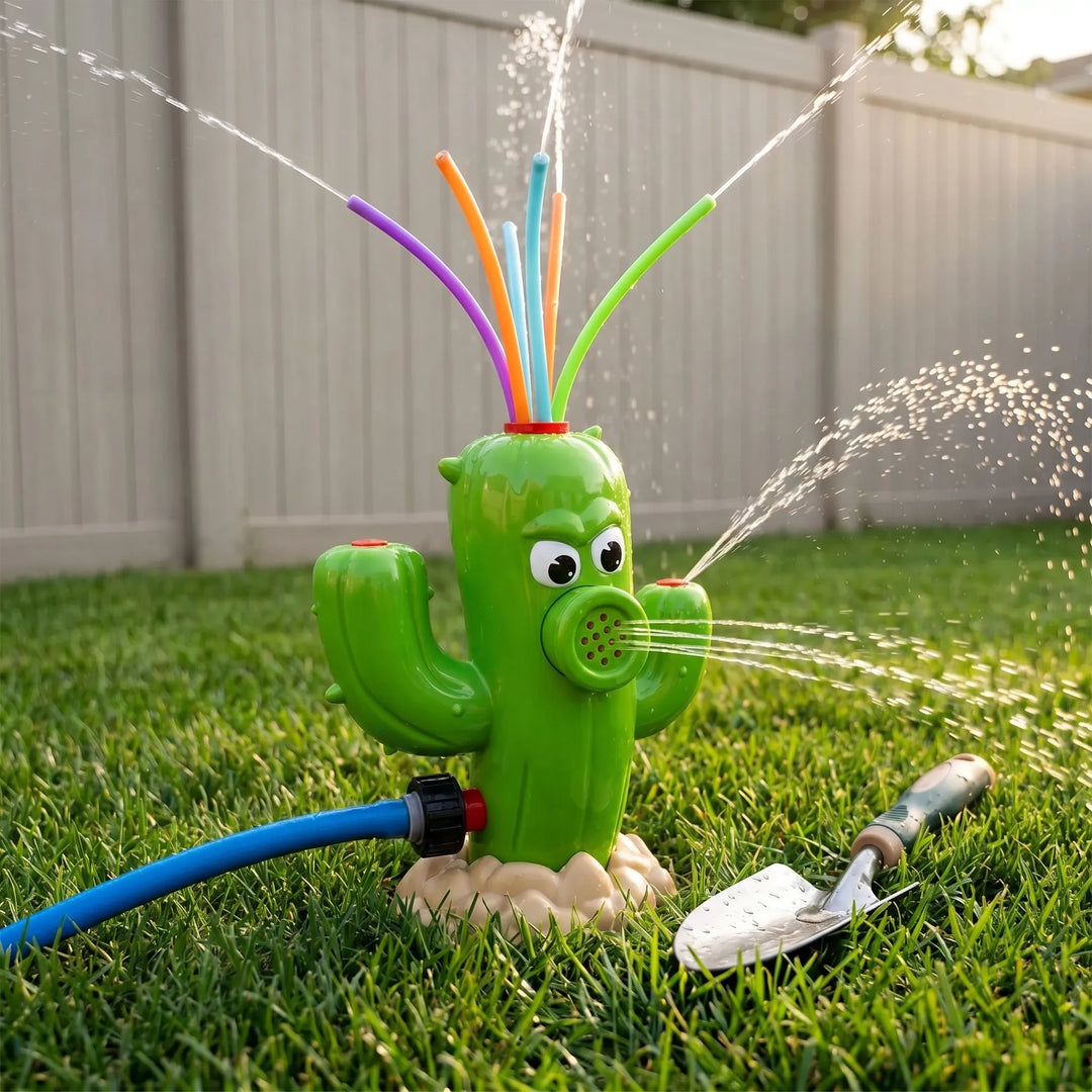 Cartoon Cactus Water Sprinkler - Cactaroo