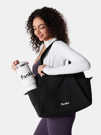 Casual Black Tote Bag - OmniTote