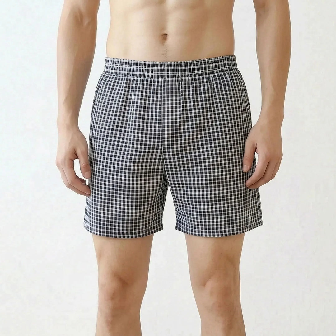 Casual Check Pyjama Shorts - Hugo