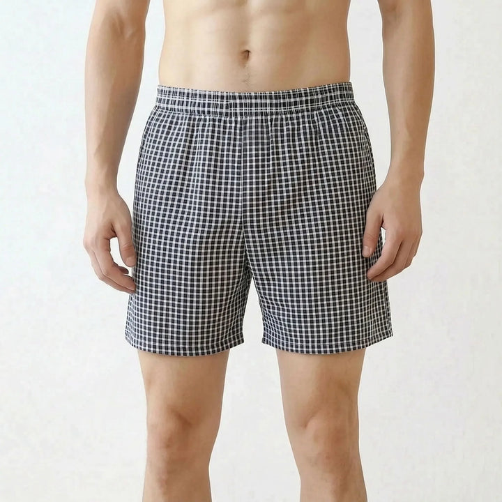 Casual Check Pyjama Shorts - Hugo