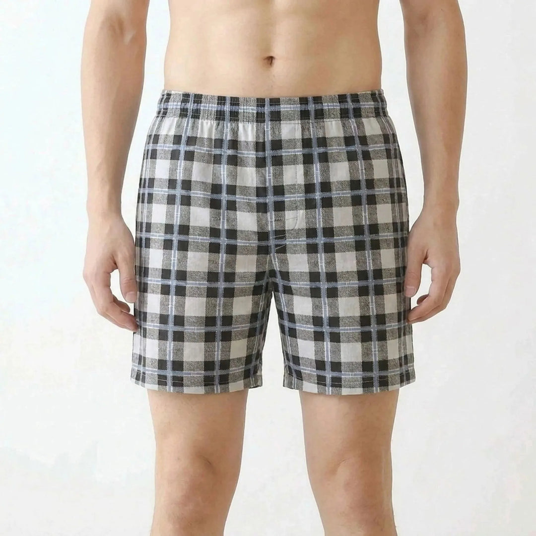 Casual Check Pyjama Shorts - Hugo