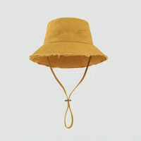 Casual Frayed Bucket Hat - Fraylin