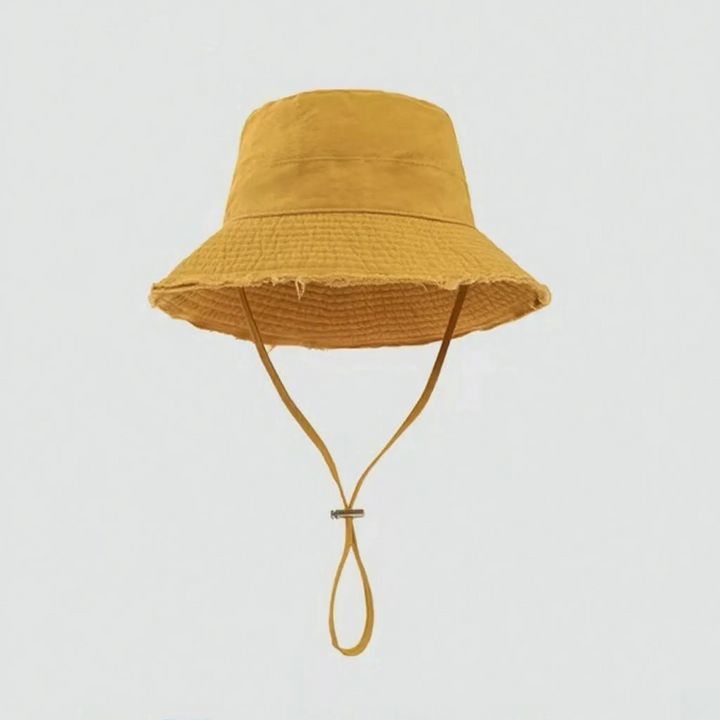Casual Frayed Bucket Hat - Fraylin