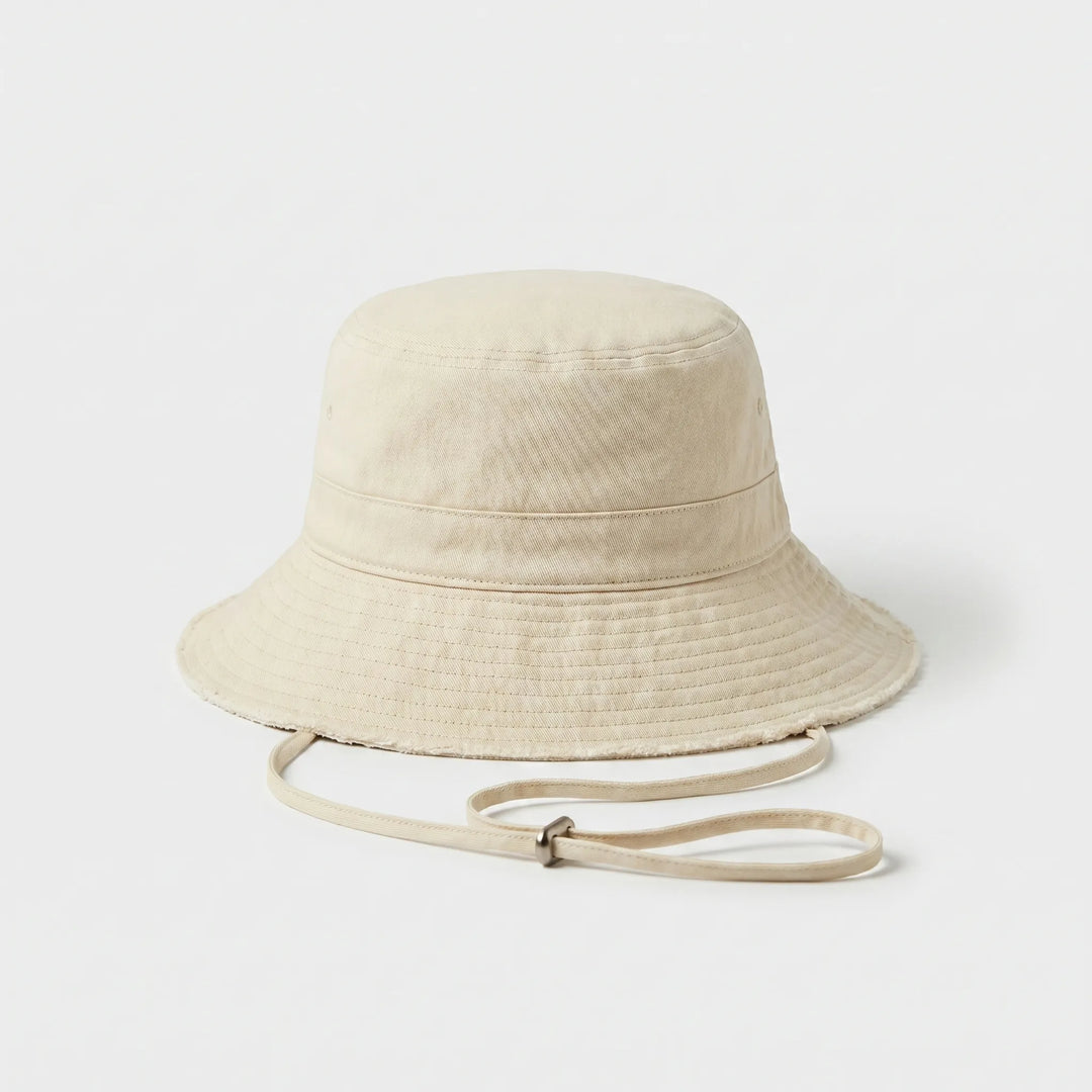 Casual Frayed Bucket Hat - Fraylin