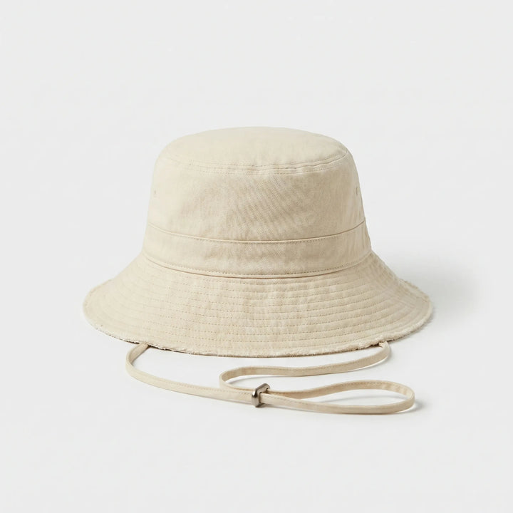 Casual Frayed Bucket Hat - Fraylin