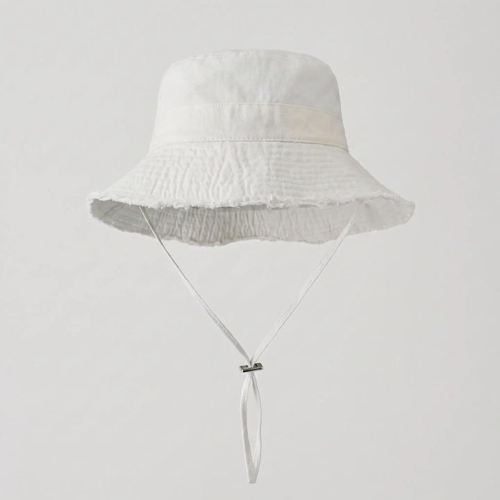 Casual Frayed Bucket Hat - Fraylin
