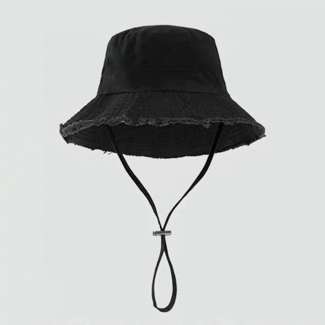 Casual Frayed Bucket Hat - Fraylin