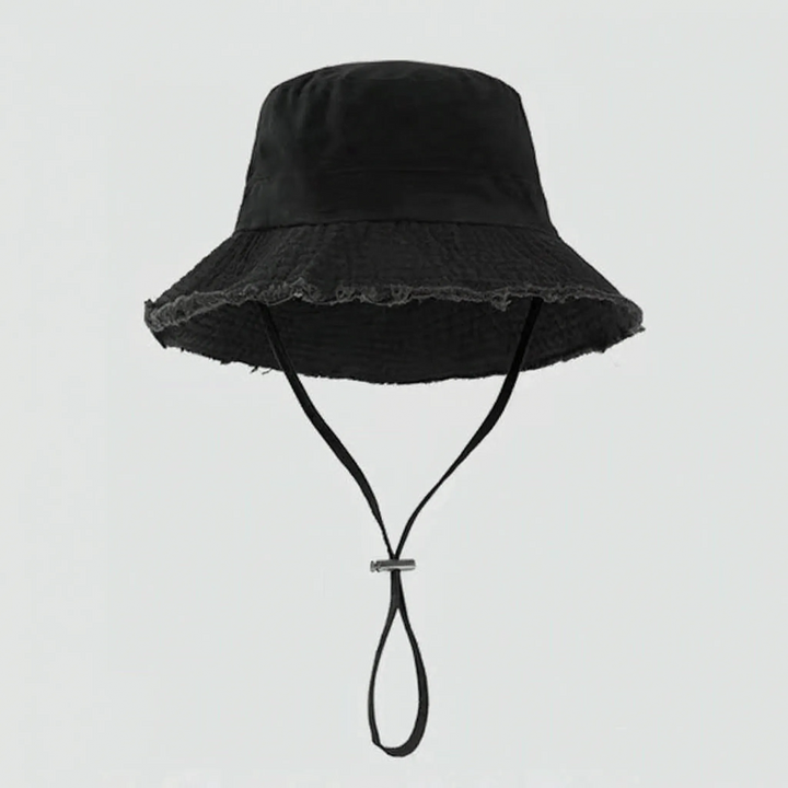 Casual Frayed Bucket Hat - Fraylin