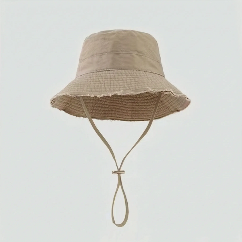 Casual Frayed Bucket Hat - Fraylin