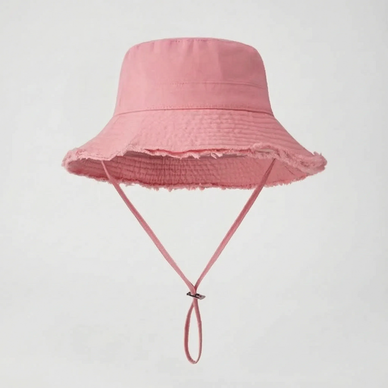 Casual Frayed Bucket Hat - Fraylin