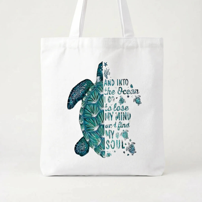 Casual Printed Tote Bag - Cavasia