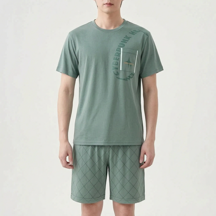 Casual Pyjama Short Set - Cody