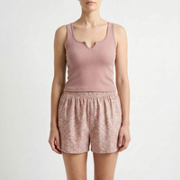 Casual Sleeveless Pyjama Short Set - Cynthia