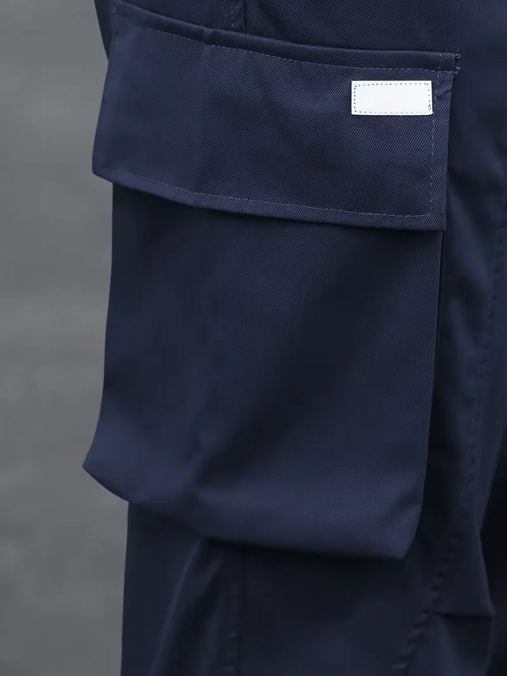 Casual Straight Leg Mens Cargo Trousers - Perry