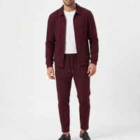 Casual Waffle Textured Mens Tracksuit Set - Nicholas