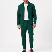 Casual Waffle Textured Mens Tracksuit Set - Nicholas