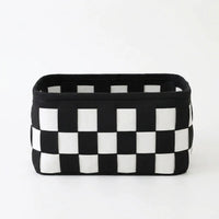 Checkerboard Pattern Rectangular Basket - Chexal