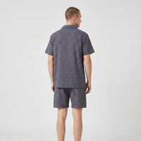 Chequered Men's Pyjama Short Set - Daniel