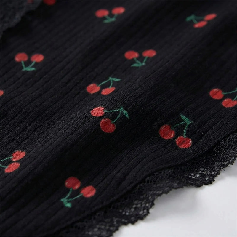 Cherry Print Pyjama Set - Tammy