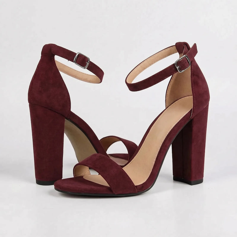 Chunky Heeled Sandals For Weddings - Gloria