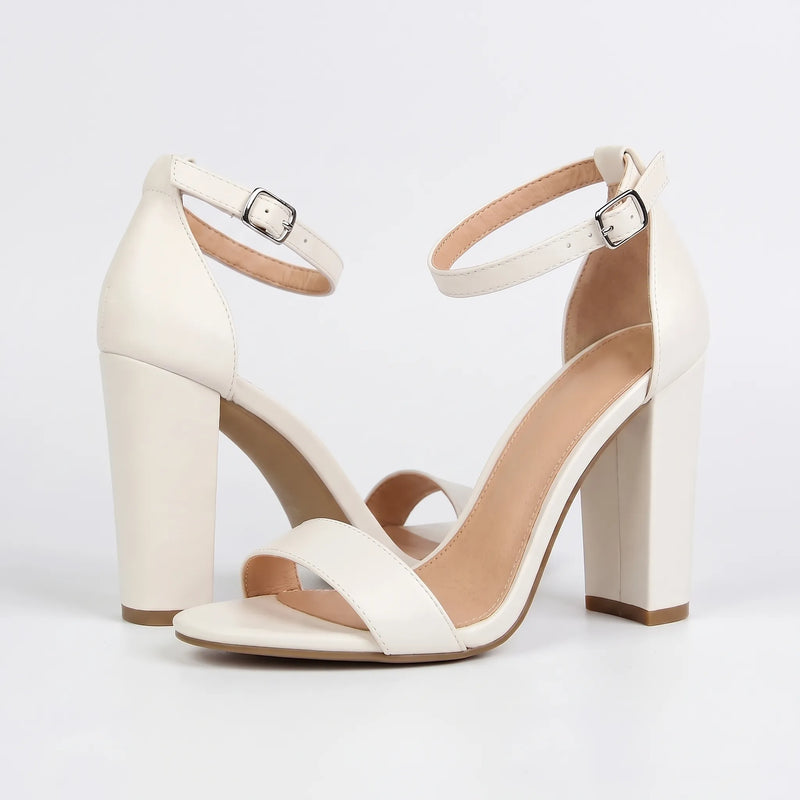 Chunky Heeled Sandals For Weddings - Gloria
