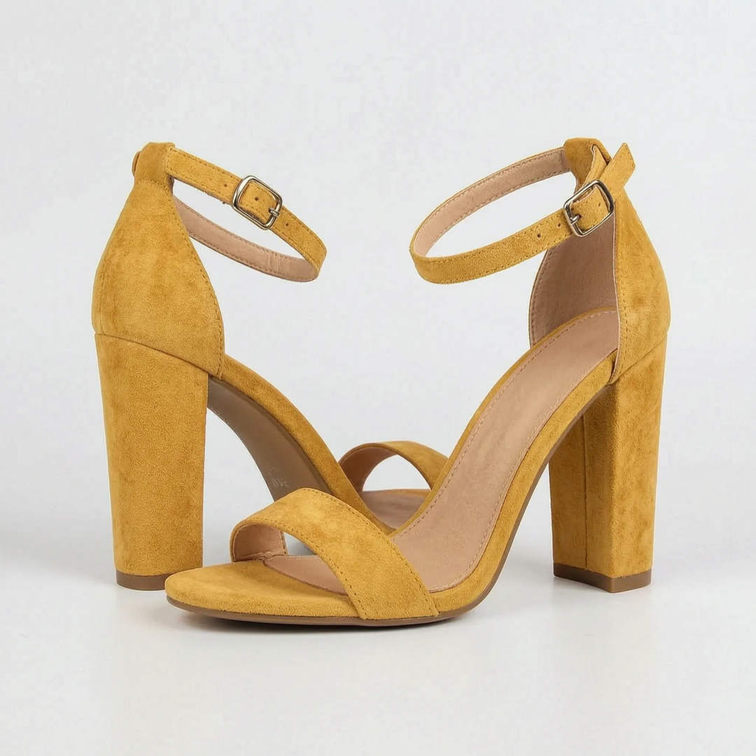 Chunky Heeled Sandals For Weddings - Gloria
