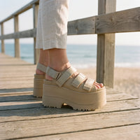 Chunky Platform Sandals - Ruby