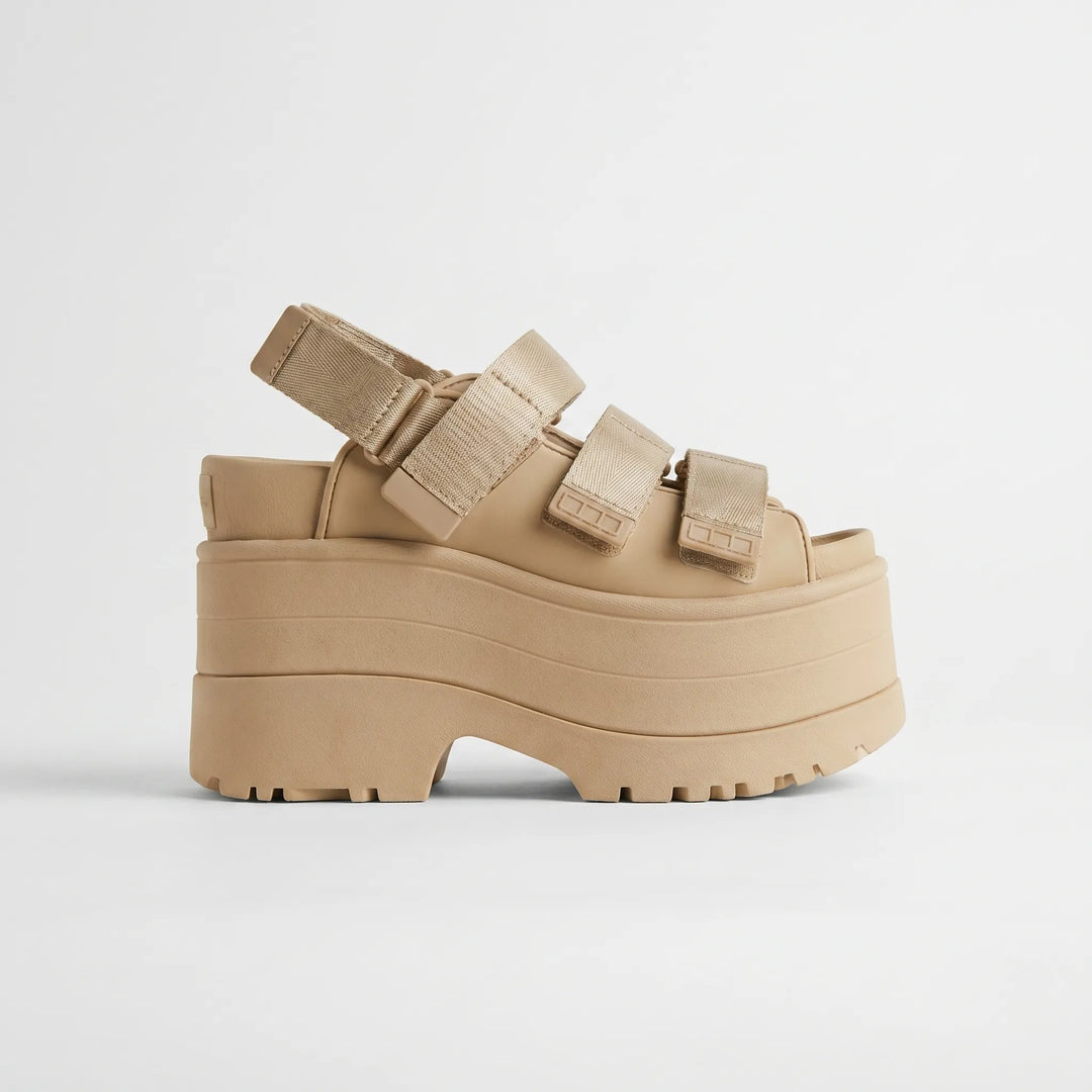 Chunky Platform Sandals - Ruby