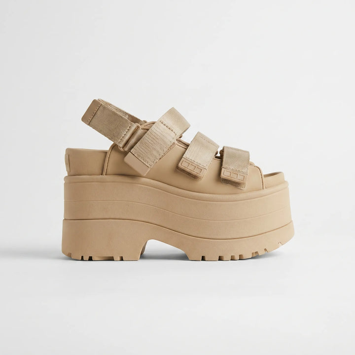 Chunky Platform Sandals - Ruby