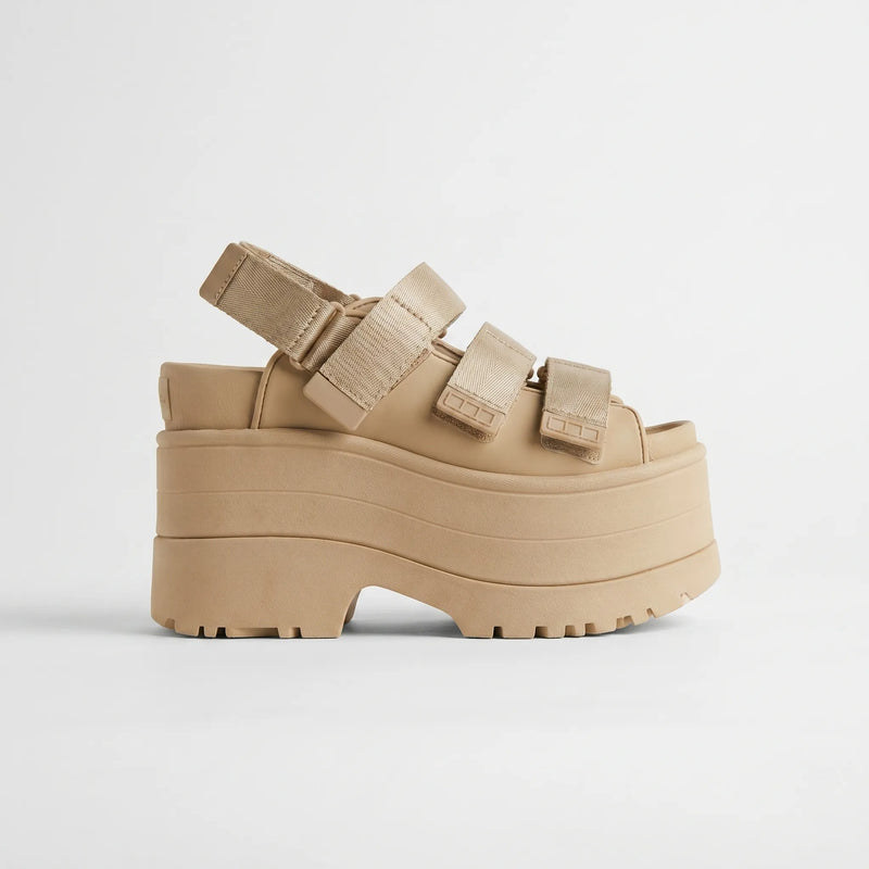 Chunky Platform Sandals - Ruby