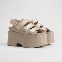 Chunky Platform Sandals - Ruby