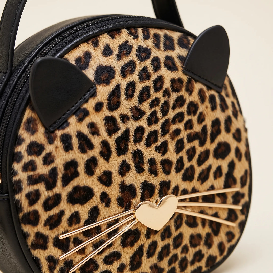 Circular Cat Crossbody Bag - Purrify