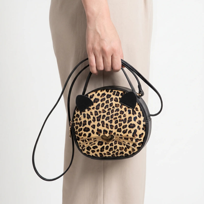 Circular Cat Crossbody Bag - Purrify