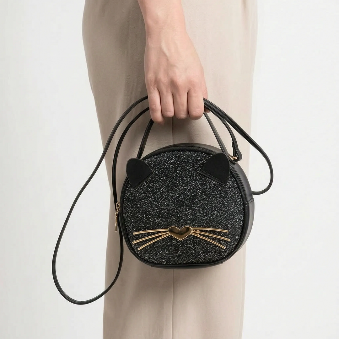 Circular Cat Crossbody Bag - Purrify
