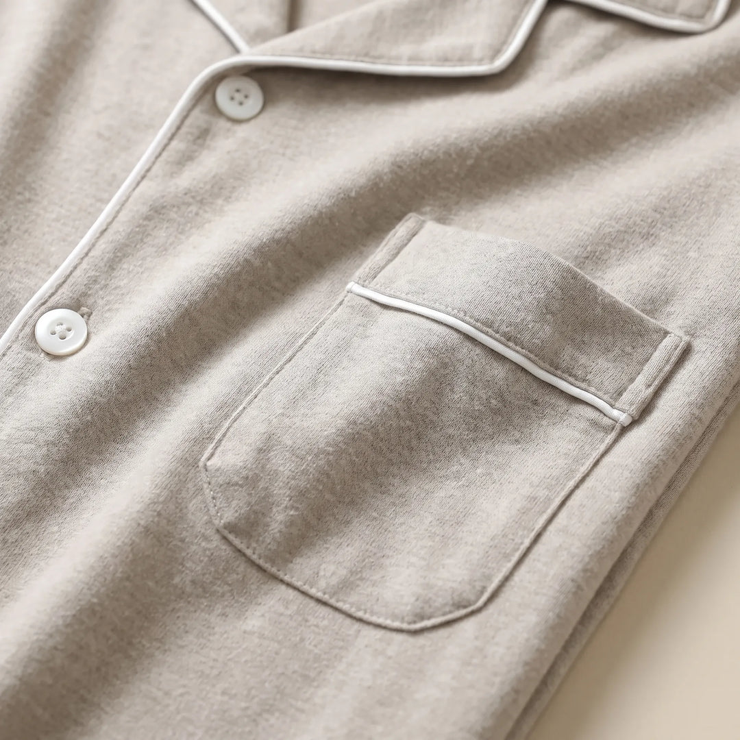Classic Button-Down Mens Pyjama Set - Philip