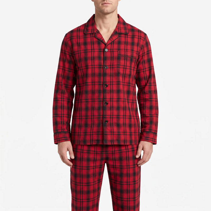 Classic Plaid Mens Pyjamas - Randal