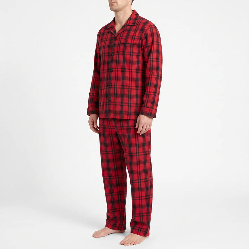 Classic Plaid Mens Pyjamas - Randal