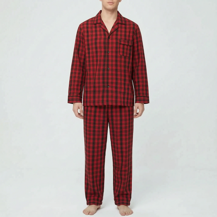 Classic Plaid Mens Pyjamas - Randal
