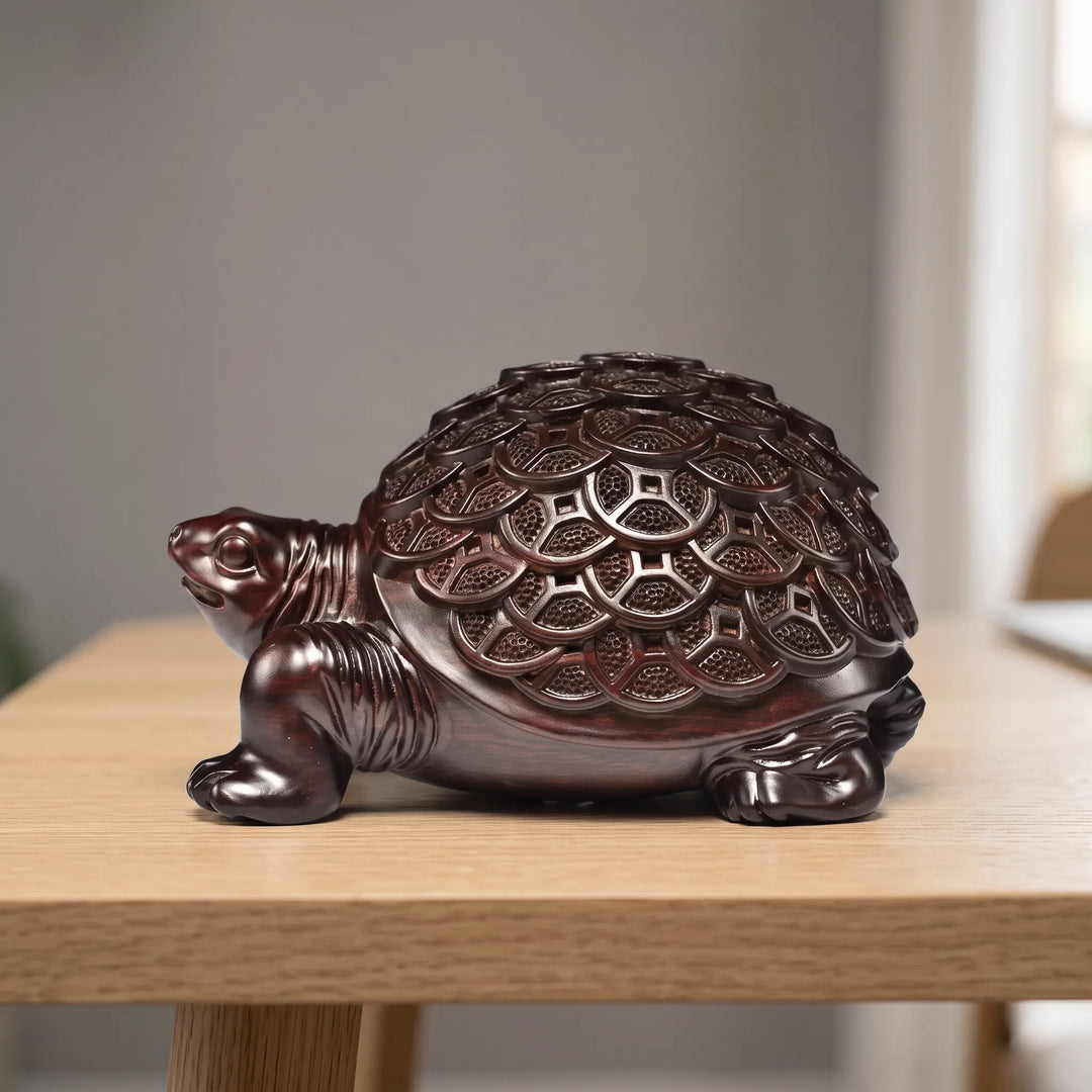 Classic Sculpted Dark Animal Figurine - Testudis