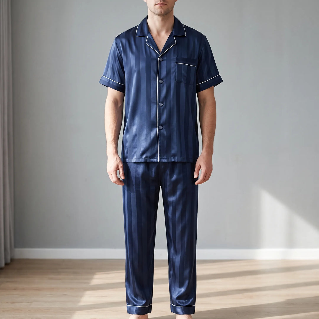 Classic Striped Mens Pyjamas - Julius