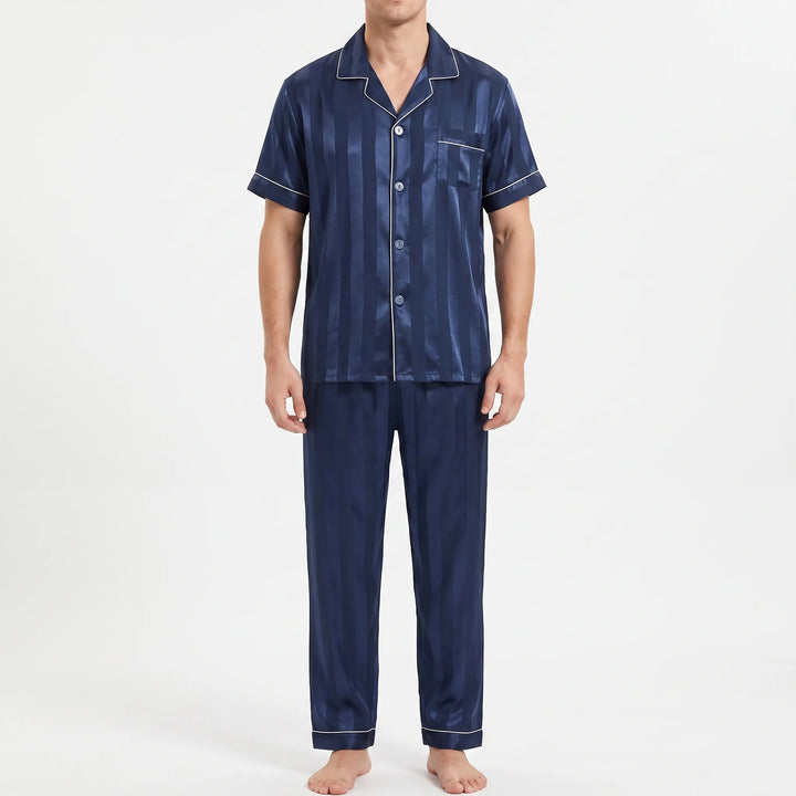 Classic Striped Mens Pyjamas - Julius