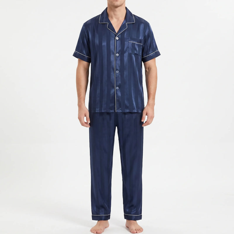 Classic Striped Mens Pyjamas - Julius
