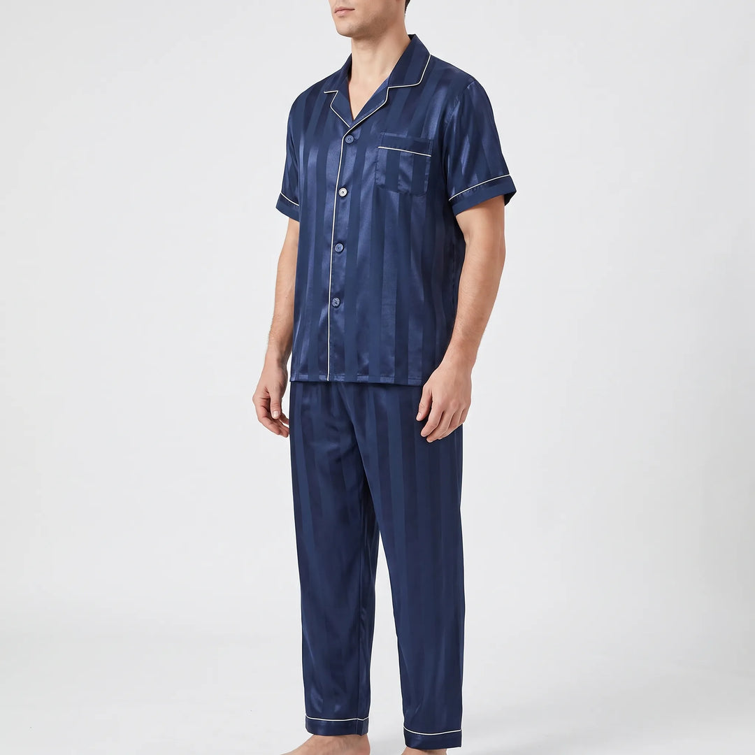 Classic Striped Mens Pyjamas - Julius