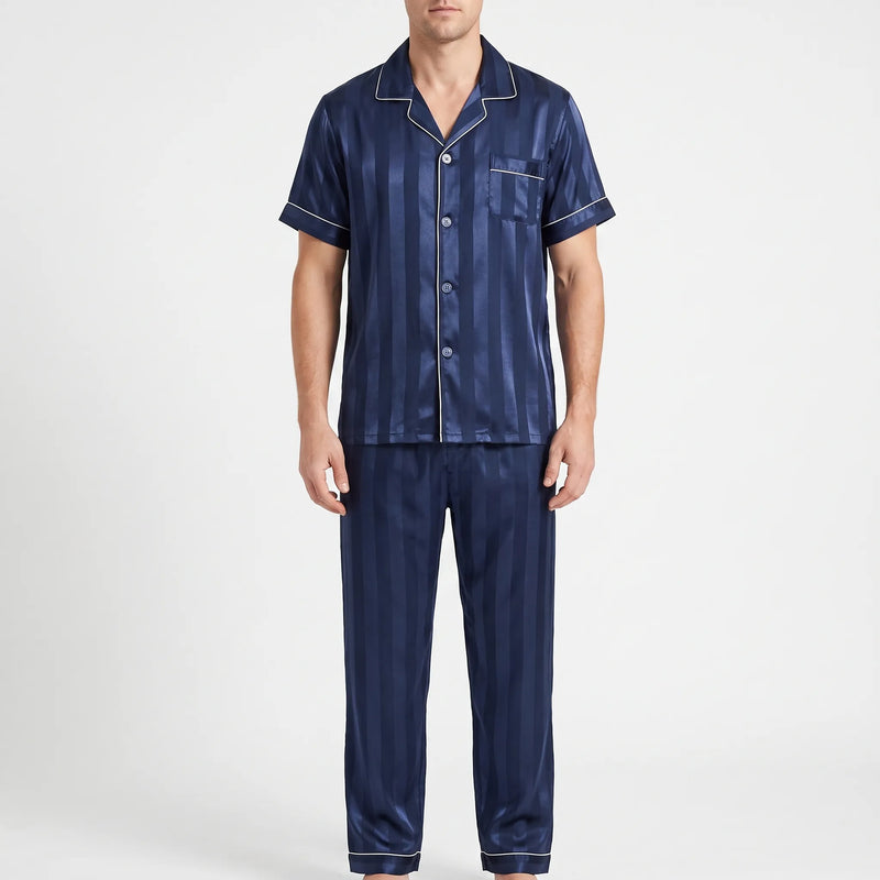 Classic Striped Mens Pyjamas - Julius