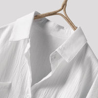 Lightweight Ladies' Blouse with Long Sleeves and Front Pockets – Selene