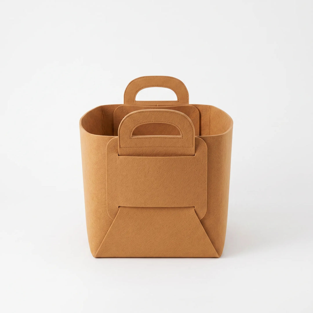 Collapsible Soft Textured Home Storage Basket - Baskio