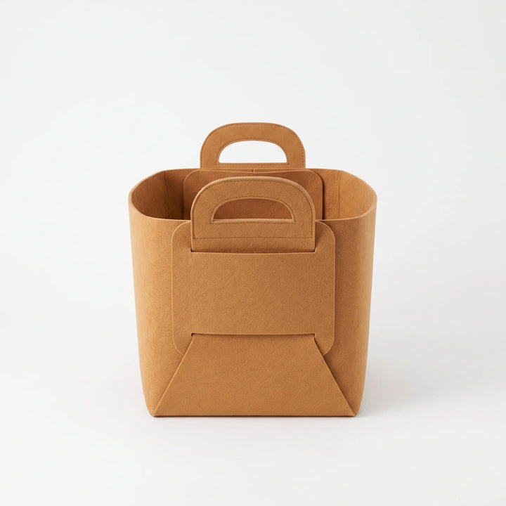 Collapsible Soft Textured Home Storage Basket - Baskio