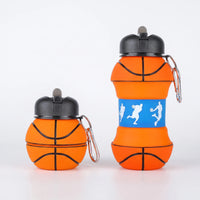 Collapsible Sports-Themed Water Bottle - Spherix