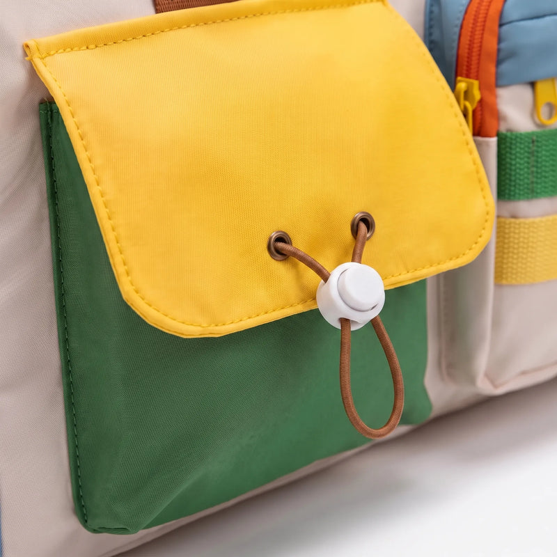 Colour-Blocked Weekend Duffel Bag - Portana