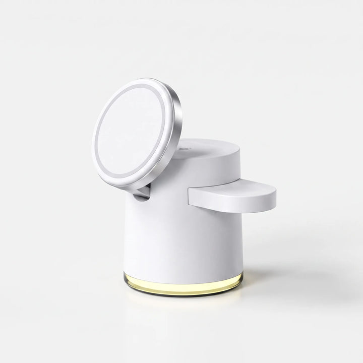 Compact 3 In 1 Wireless Charging Station - Zephron